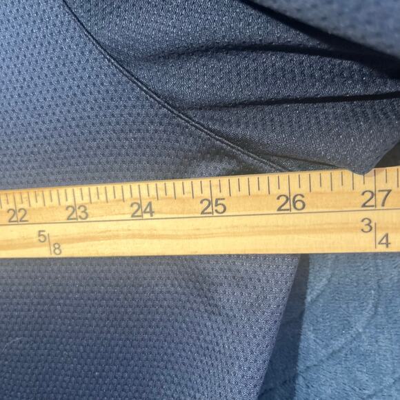 Nike Dri-Fit Navy Blue White Striped Full Zip Track Sweater Mens Size XXL - Picture 7 of 8